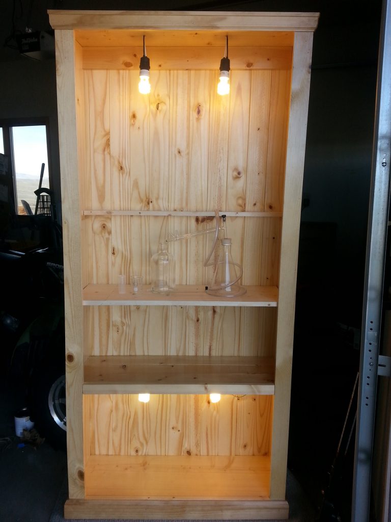 build an industrial traditional rustic bookcase part 1