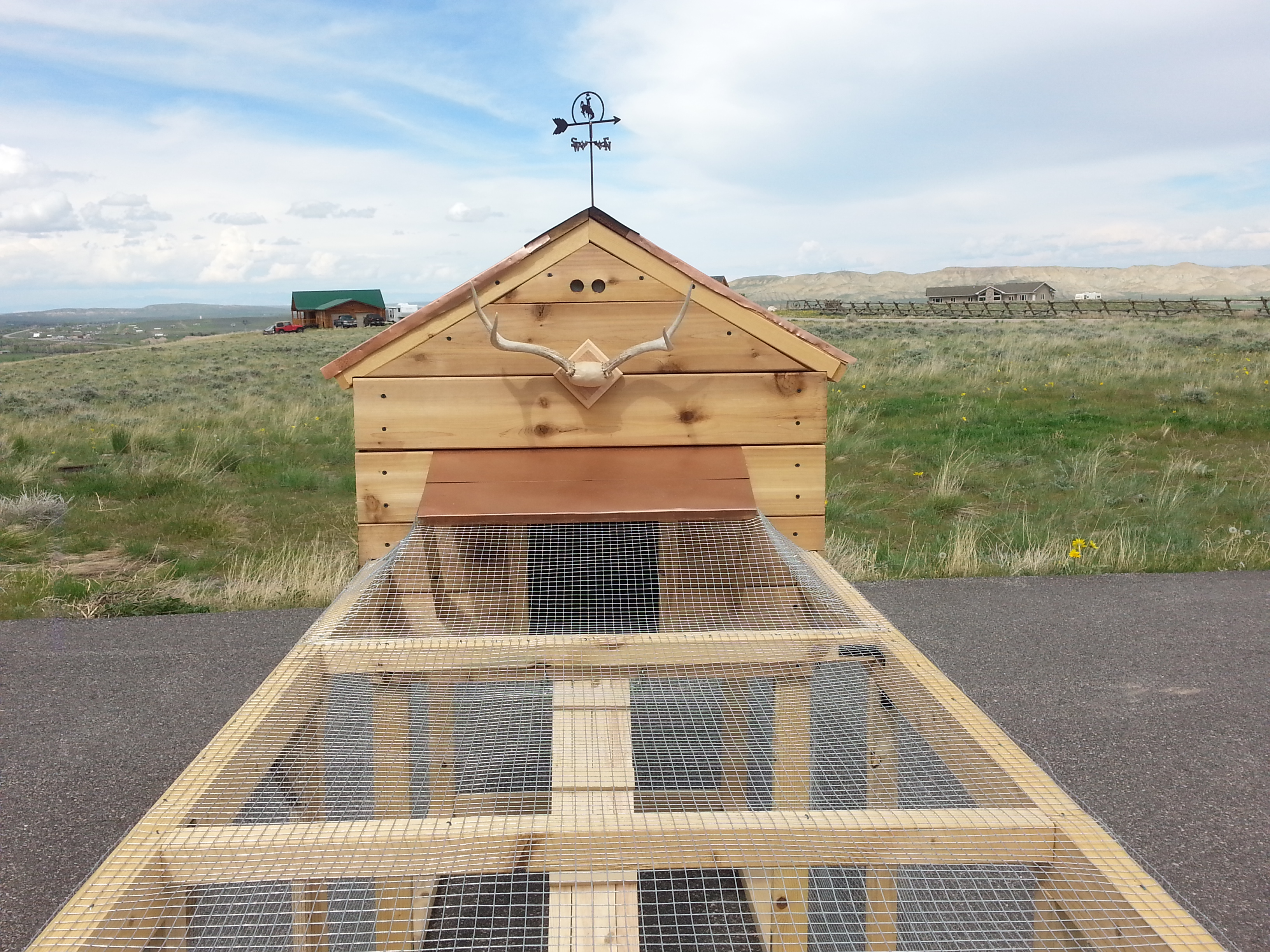 Backyard Chicken Coop Trapper Lodge